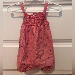 Carter’s baby girl patriotic romper